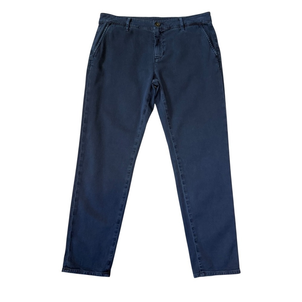 AG Adriano Goldschmied The Caden Tailored Trouser Navy Blue Slim Pants Size 4 27